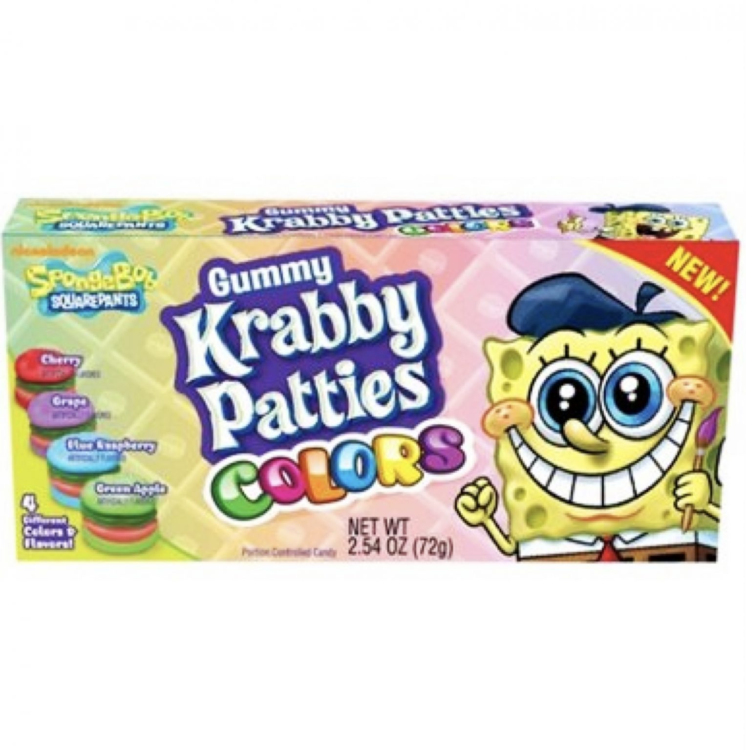 Spongebob Squarepants Gummy Krabby Patties Colors (72g) | Curious Candy