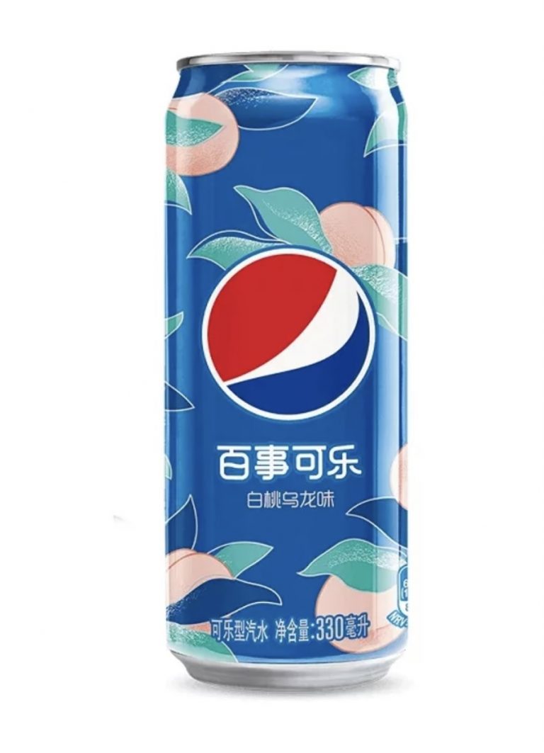 Pepsi China Peach Oolong 330ml | Curious Candy