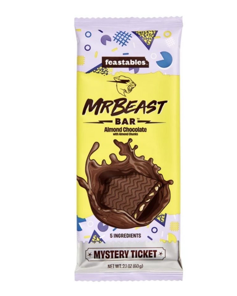 Feastables MrBeast Bar Almond Chocolate 60g (max 1 Per Customer ...