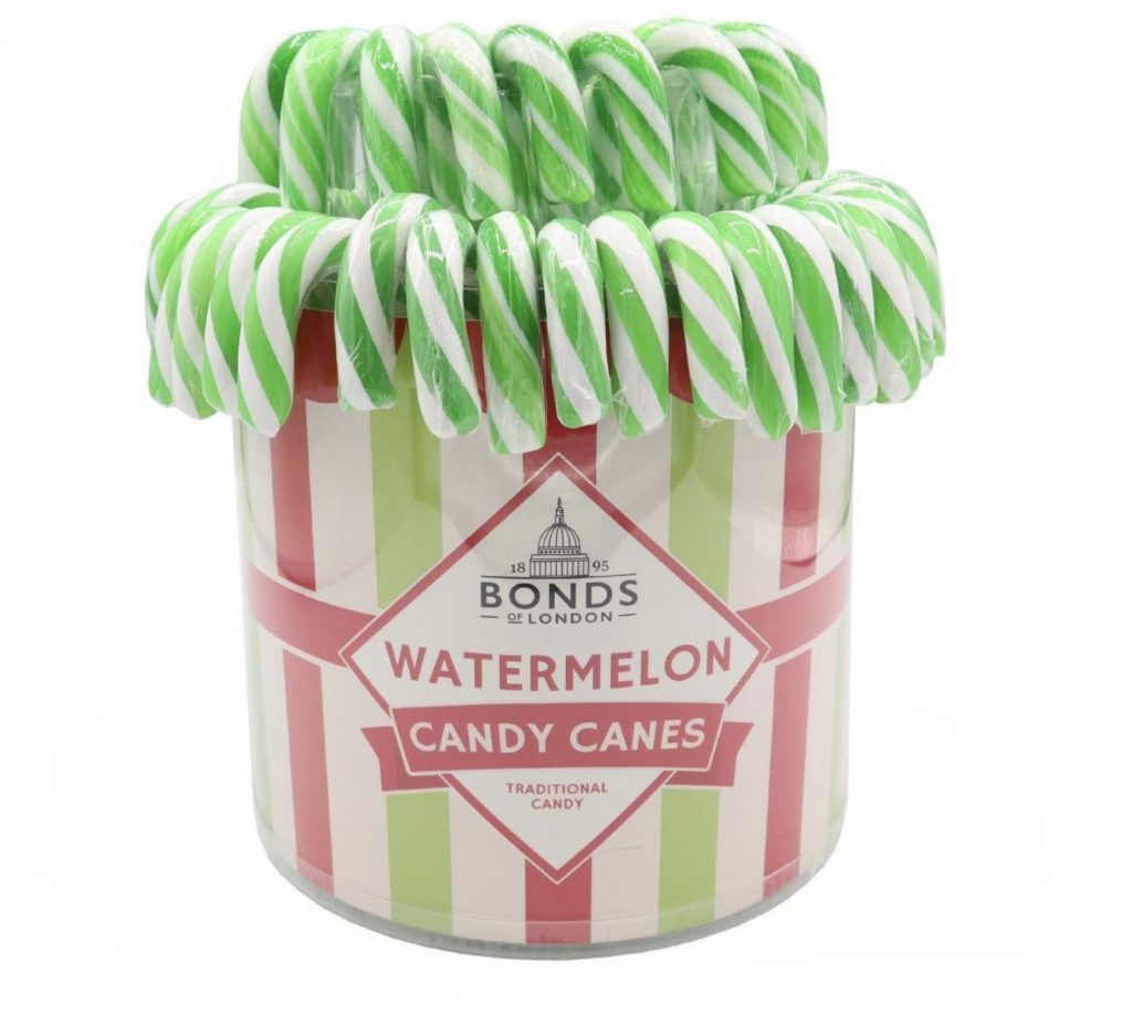 Watermelon candy canes | Curious Candy