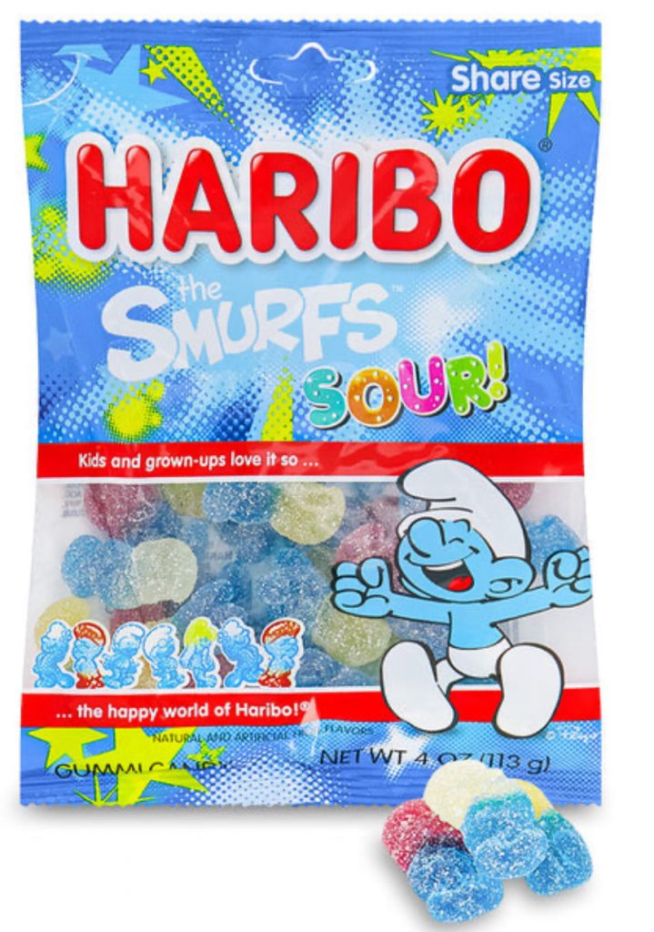 Haribo Sour Smurfs 113g USA | Curious Candy