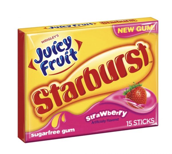 Juicy Fruit - Starburst Strawberry 15 Stick