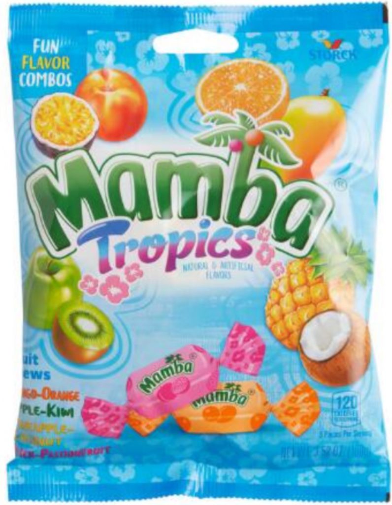 Mamba Tropics Fruit Chews USA | Curious Candy