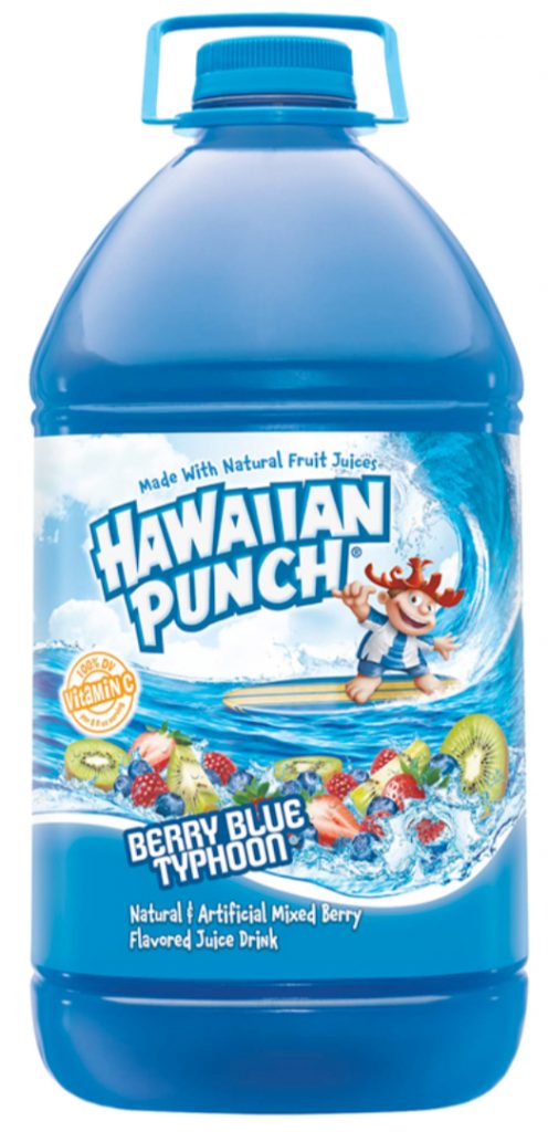 Hawaiian Punch Berry Blue Typhoon 1 Gallon Curious Candy 9144