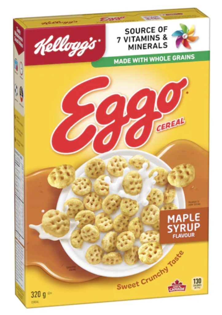 Kellogg’s Eggo Waffles Maple Syrup Cereal MAX 1 Per Order | Curious Candy