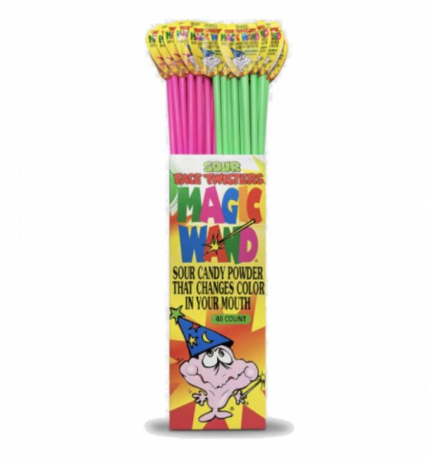 Face Twisters Colour Changing Sour Powder Magic Wand - 2.43 oz (69g)