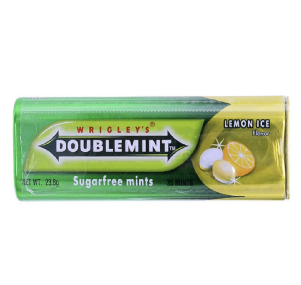 Wrigley’s Doublemint Lemon Ice Sugarfree Mints Curious Candy