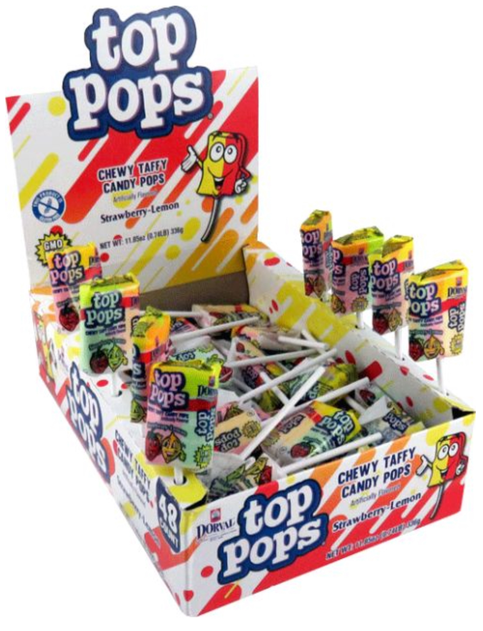 Top Pop Strawberry-Lemon | Curious Candy