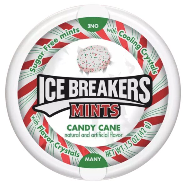Hershey - Ice Breakers Candy Cane Mints Dispenser - 1.5oz (43g)