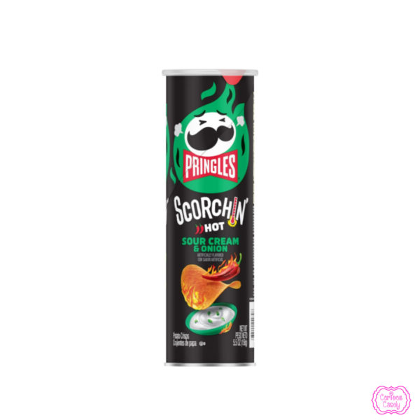 Pringles Scorchin Sour Cream & Onion 158g