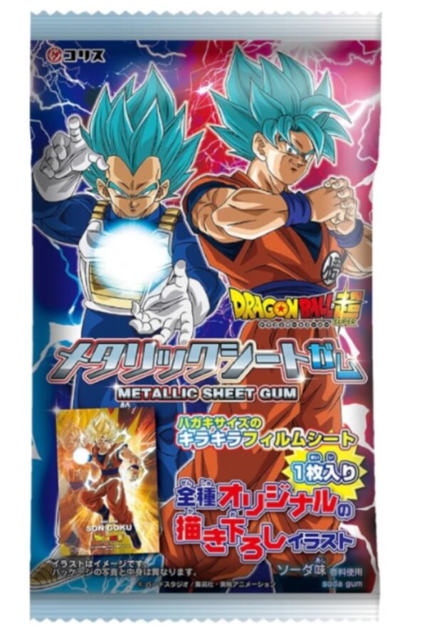 Dragon Ball Super Metallic Sheet Soda Gum 3.5g