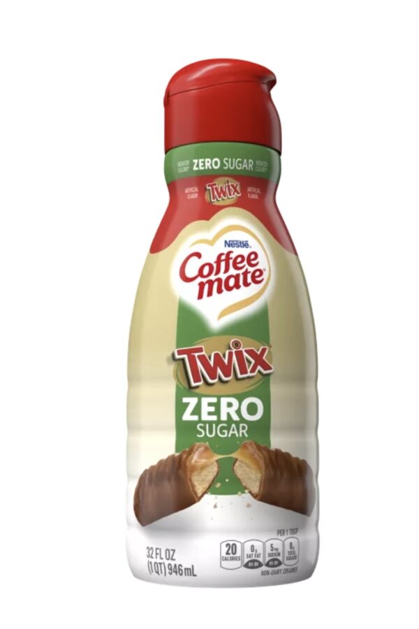 Twix Coffee Mate Zero Sugar Liquid Coffee Creamer (32oz)