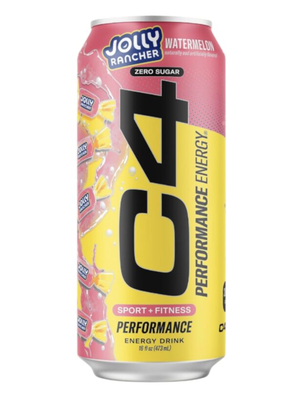 C4 Zero Sugar Energy X Jolly Rancher Watermelon - 16fl.oz (473ml)