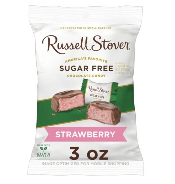 Russell Stover Sugar Free Strawberry Cremes - 3oz (85g)