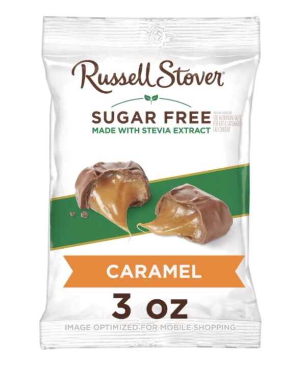 Russell Stover Sugar Free Caramel Cremes - 3oz (85g)