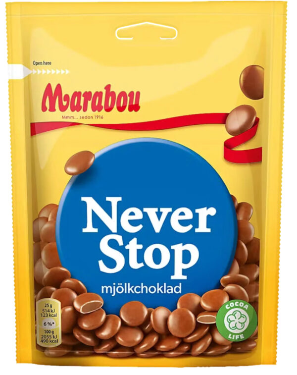 Marabou Never Stop Sweden